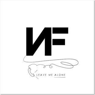 Leave Me Alone (Black Logo) Posters and Art